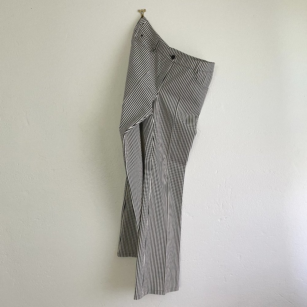 Striped flared designer pants